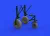 Eduard 632149 B-24 wheels (9spoke front wheel) 1/32 HOBBY BOSS